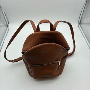 kate spade Brown Pebbled Leather Backpack